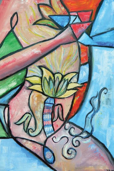 Cubism: Explosion by Zulu Art