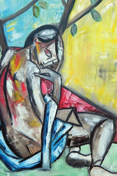 Cubism: Spring Sun by Zulu Art