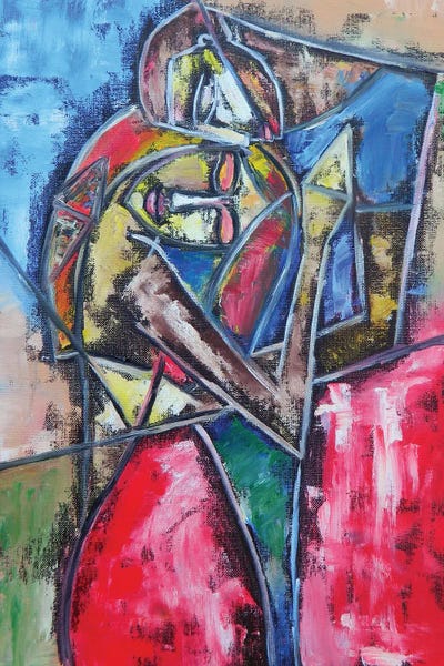 Cubism: In Hug by Zulu Art