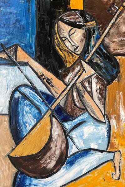 All Things Picasso: Play The Kamanche by Zulu Art
