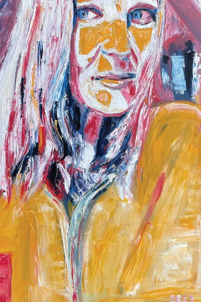 Zulu Art: Self-portrait by Zulu Art