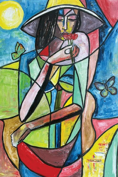 Cubism: The Smell Of Spring by Zulu Art