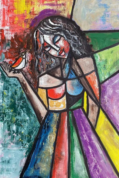 Zulu Art: Conversation With A Friend by Zulu Art