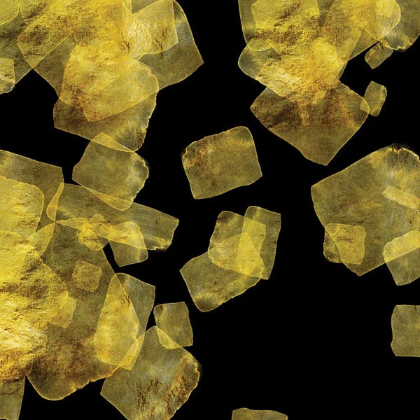 Christine Zalewski: Golden Abstraction Geometric I by Christine Zalewski