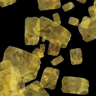 Golden Abstraction Geometric VI by Christine Zalewski canvas print