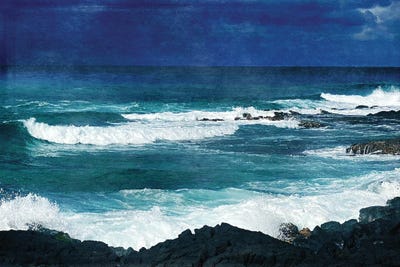 Hawaiian Deep Sea Waves I by Christine Zalewski canvas print