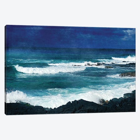 Hawaiian Deep Sea Waves I Canvas Print #ZLW62} by Christine Zalewski Art Print