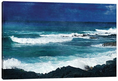 Hawaiian Deep Sea Waves I Canvas Art Print