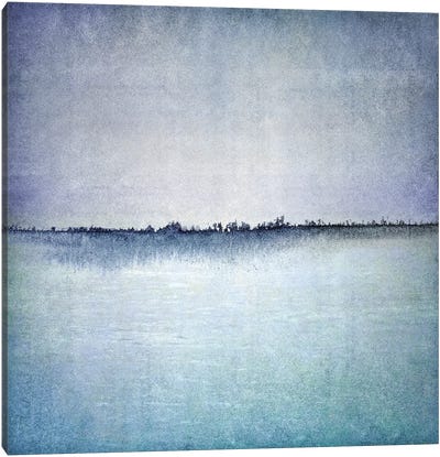 Indigo, And Lavender Coast II Canvas Art Print