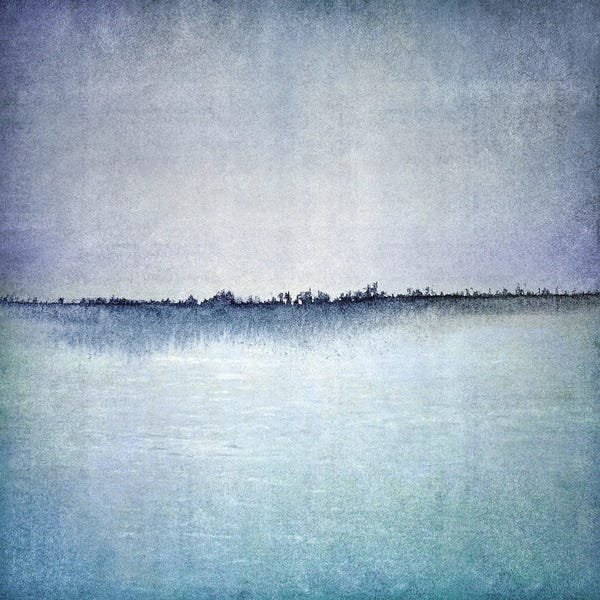 Christine Zalewski: Indigo, And Lavender Coast II by Christine Zalewski