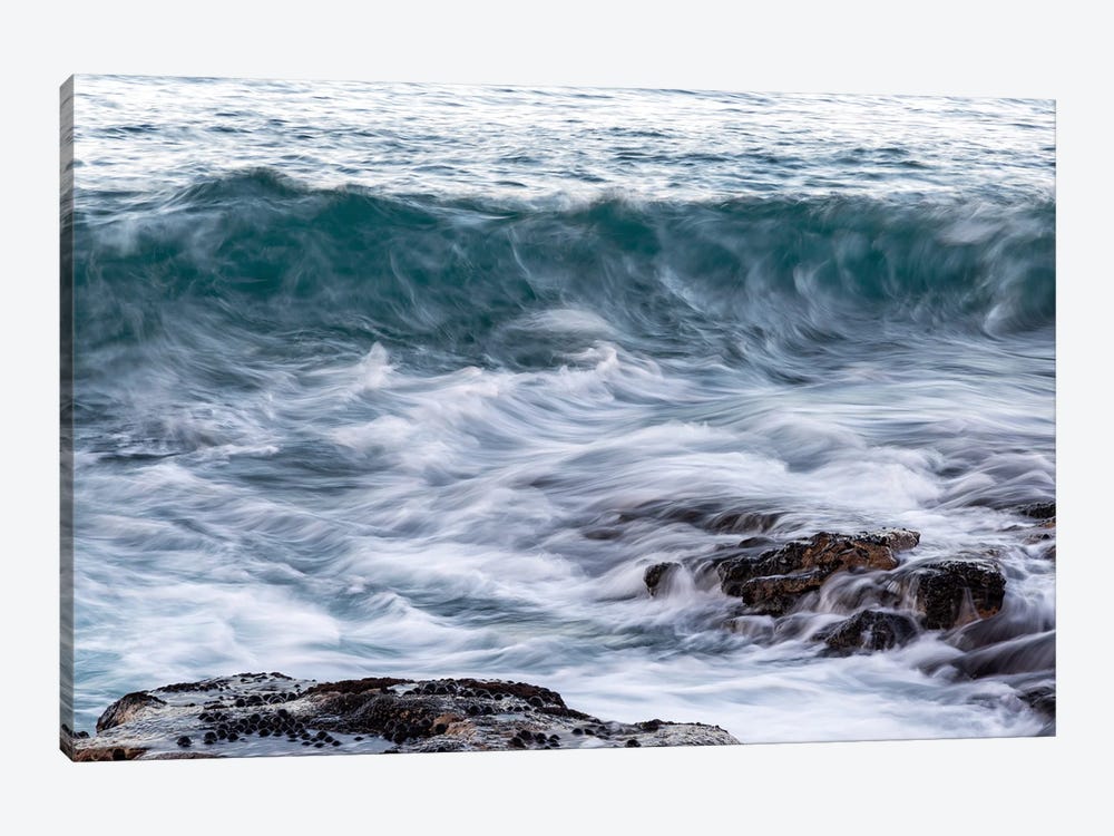 Zen Ocean Waves I by Christine Zalewski 1-piece Canvas Art Print