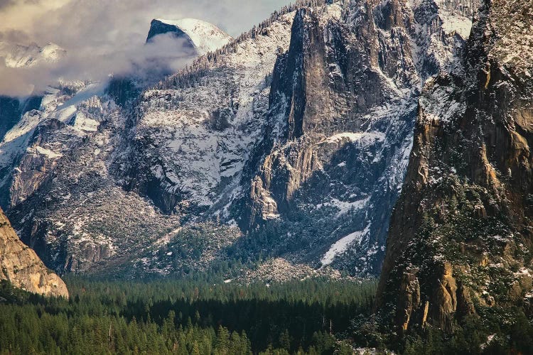 Half Dome And Valley, Yosemite National Park, California