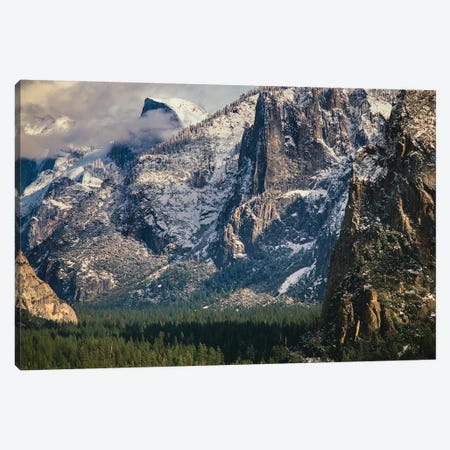 Half Dome And Valley, Yosemite National Park, California Canvas Print #ZMB11} by Zandria Muench Beraldo Canvas Artwork