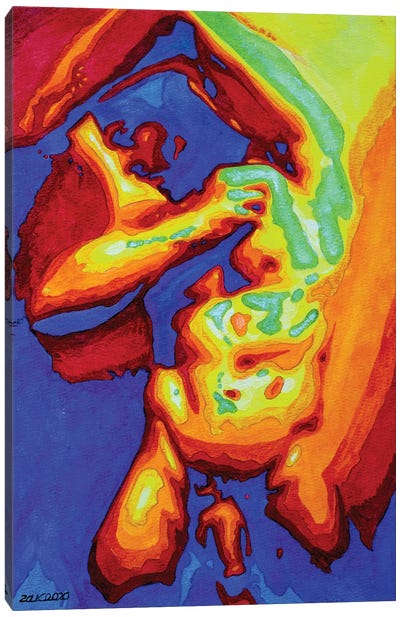 Full Frontal Canvas Art Print - Male Nude Art