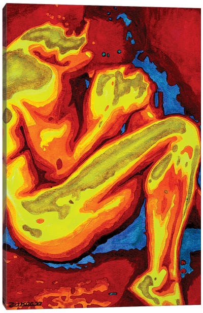 Fetal Canvas Art Print - Zak Mohammed