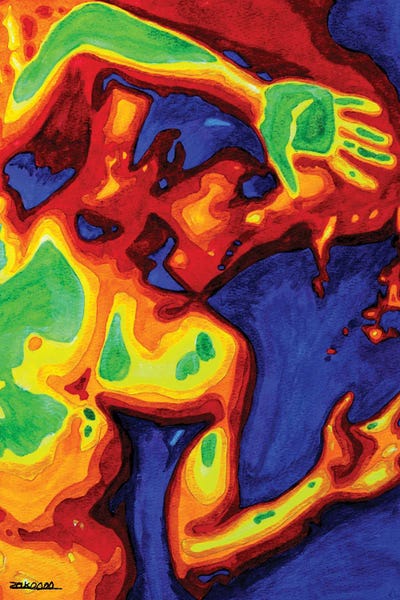 X-Ray by Zak Mohammed metal wall art