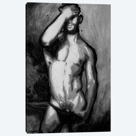 Strip In Black And White Canvas Print #ZMH45} by Zak Mohammed Canvas Artwork
