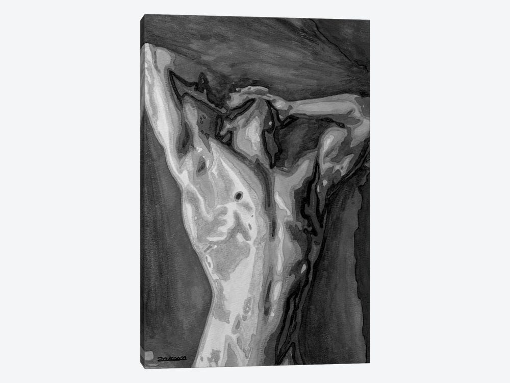 Defeat In Black And White by Zak Mohammed 1-piece Canvas Artwork