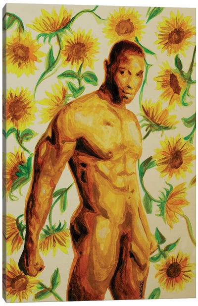 Summer Canvas Art Print - Similar to Kehinde Wiley