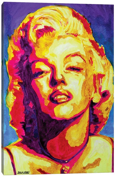 Marilyn Monroe Canvas Art Print - Zak Mohammed