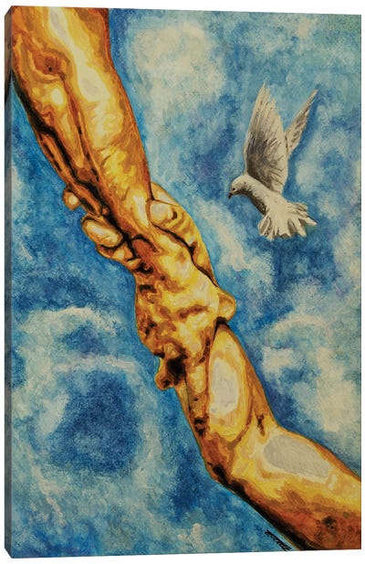 Peace Canvas Art Print - Zak Mohammed