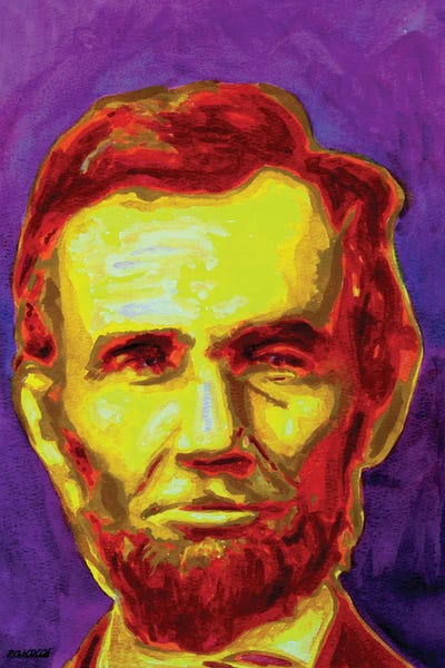 Honest Abe by Zak Mohammed canvas print