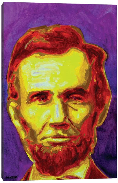 Honest Abe Canvas Art Print - Abraham Lincoln