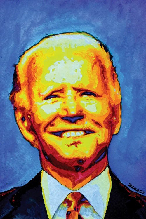 Joe Biden by Zak Mohammed wall art