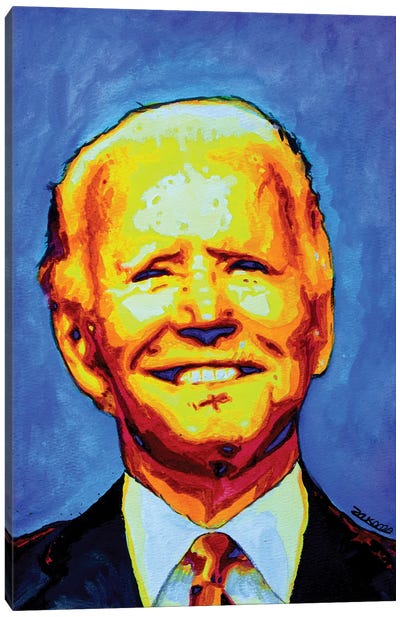 Joe Biden Canvas Art Print