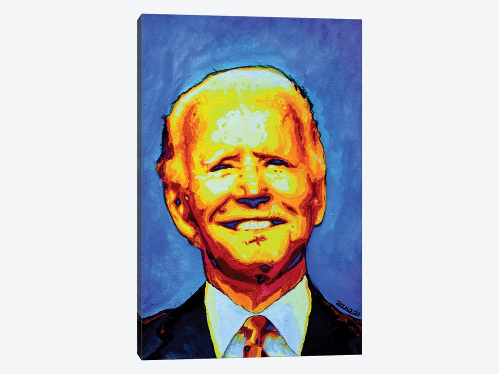 Joe Biden by Zak Mohammed 1-piece Canvas Wall Art