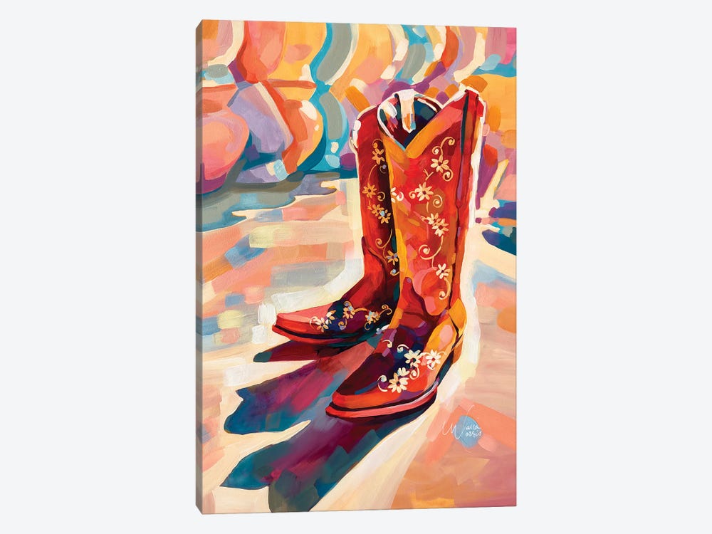 Bossy Boots by Maria Morris 1-piece Canvas Print