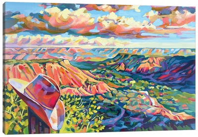 Palo Duro Canyon I Canvas Art Print - Pastels