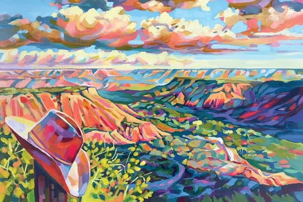 Western Décor: Palo Duro Canyon I by Maria Morris