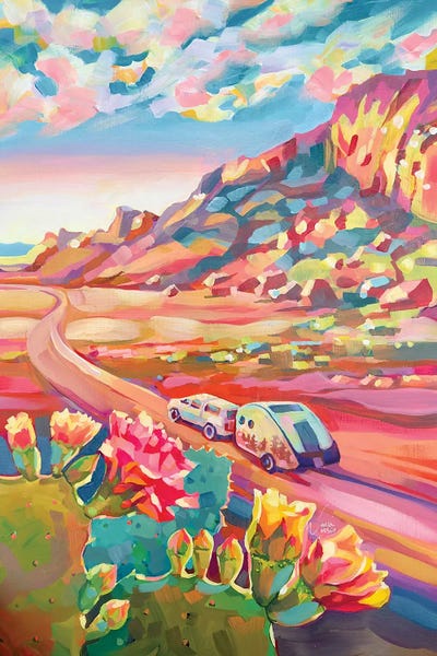 Canvas Print: Camping At Big Bend by Maria Morris