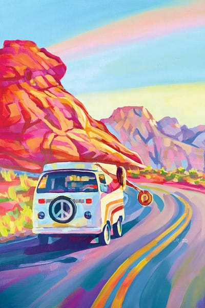 Volkswagen: Hippie Van by Maria Morris