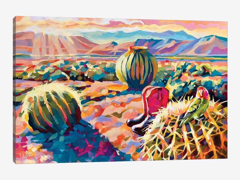 Barrel Cactus by Maria Morris 1-piece Canvas Wall Art