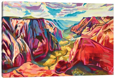Angel's Landing Canvas Art Print - Utah Art