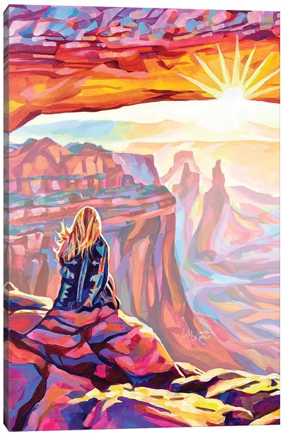 Canyonlands Canvas Art Print - Pastels