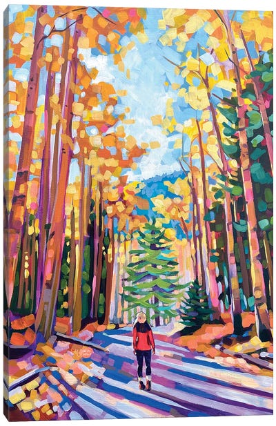 Colorado Stroll Canvas Art Print - Autumn Art