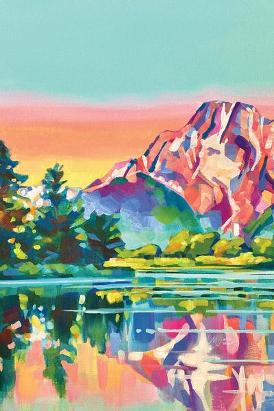 Lakehouse Décor: Tetons In The Spring by Maria Morris