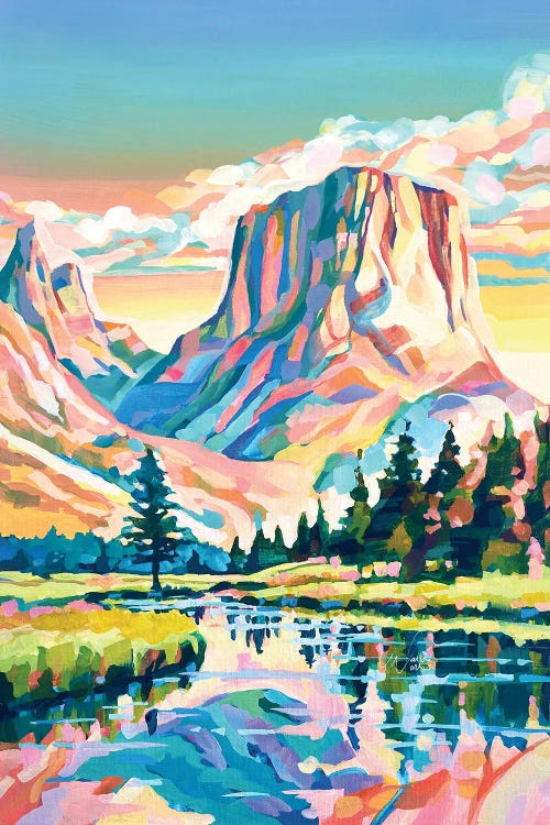 Reflecting On Wyoming by Maria Morris wall art