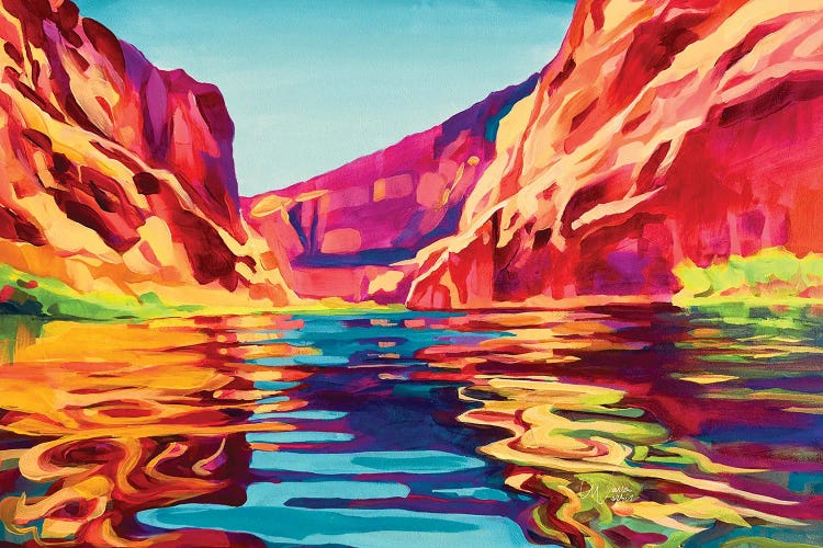 Red Rock Reflections by Maria Morris wall art