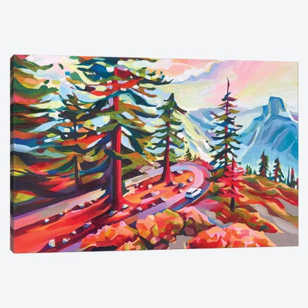 Yosemite Drive Ii Canvas Print #ZMM32} by Maria Morris Art Print