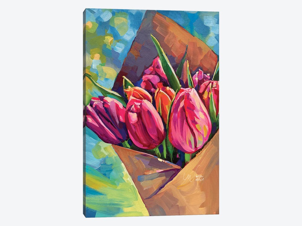 Market Tulips by Maria Morris 1-piece Canvas Art Print