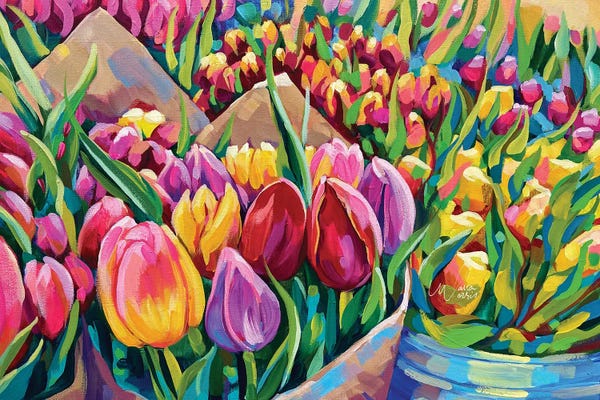Tulips: Pike Place Market by Maria Morris