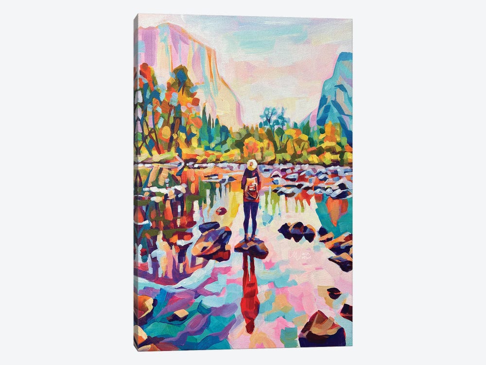 Reflecting On Yosemite by Maria Morris 1-piece Canvas Art Print