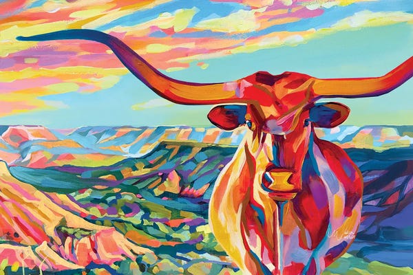 Farm Animals: Palo Duro Texas Longhorn by Maria Morris