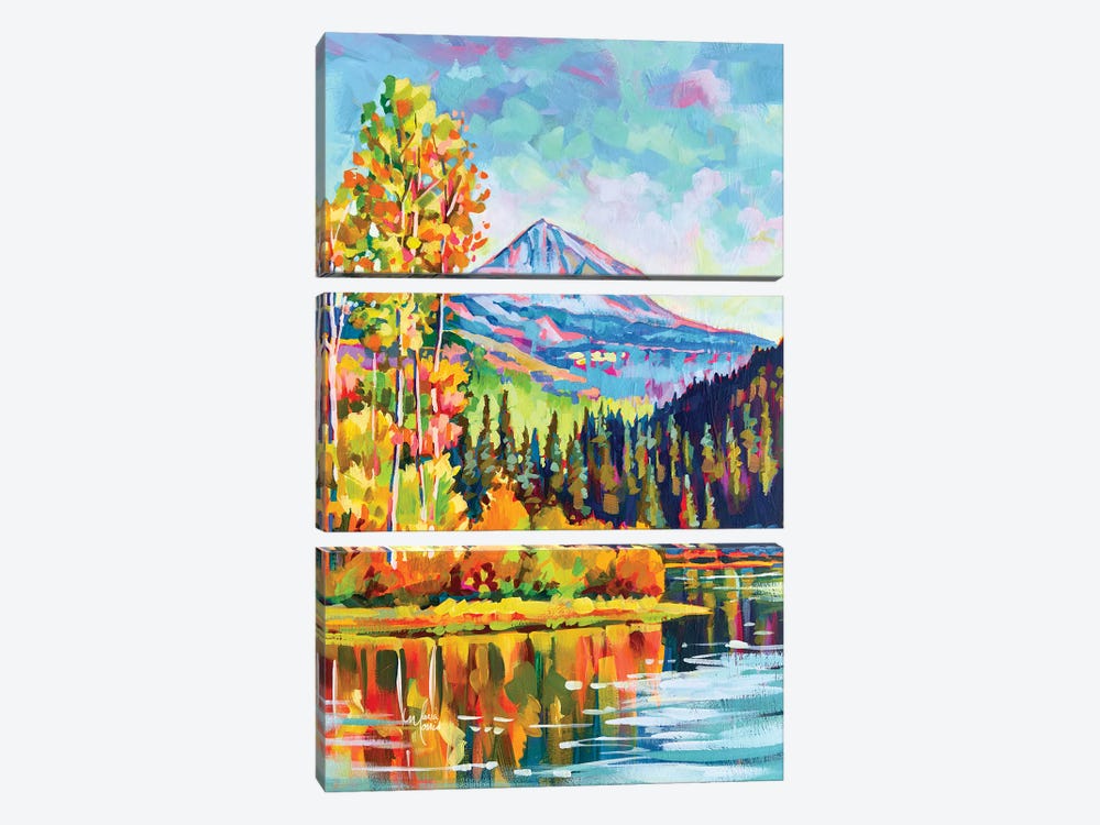 Telluride, Colorado In The Fall by Maria Morris 3-piece Canvas Art Print