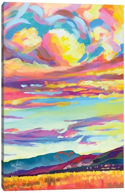Colorado Sunset Pair I Canvas Art Print - Colorado Art