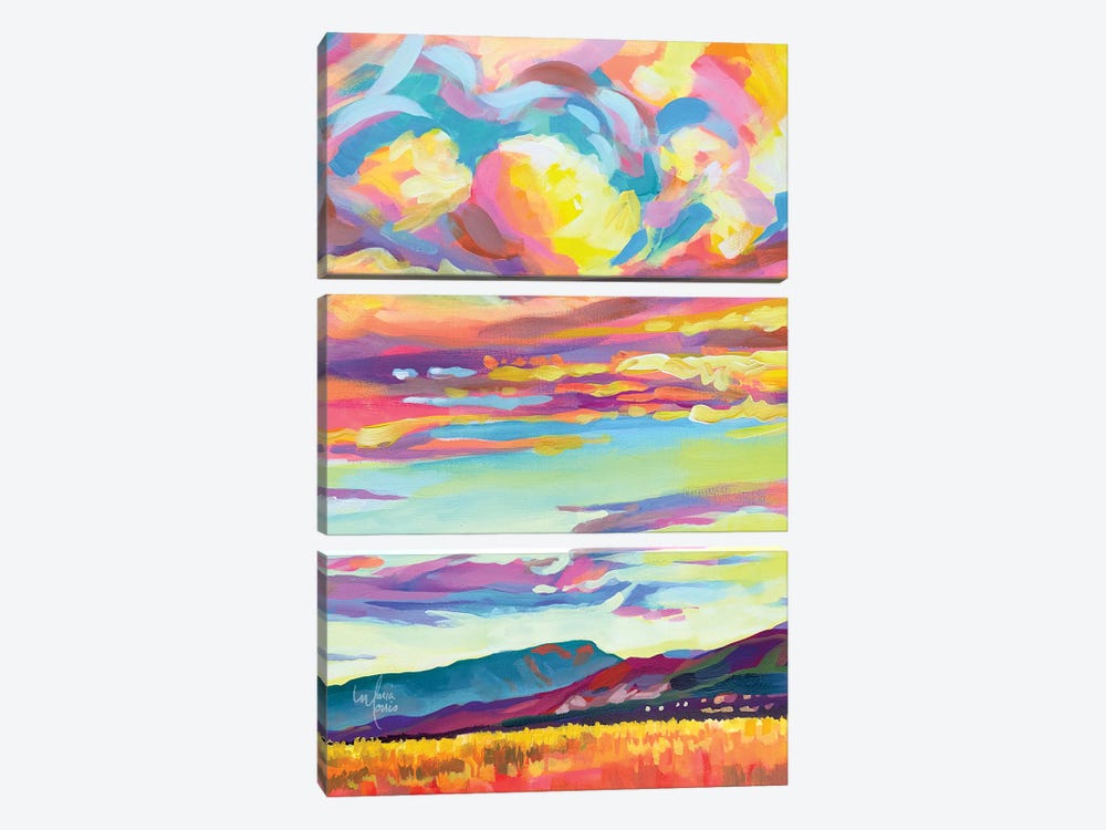 Colorado Sunset Pair I by Maria Morris 3-piece Canvas Artwork
